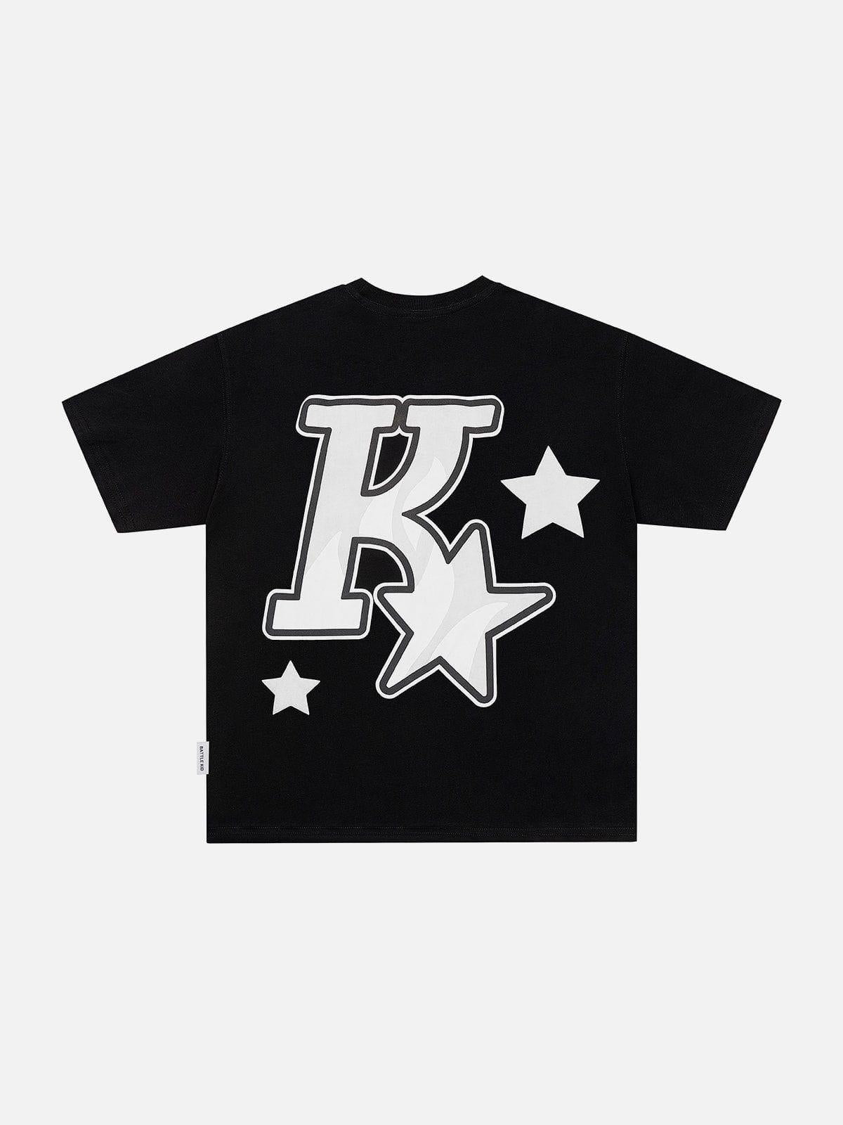TALISHKO Foam Printing Star Tee