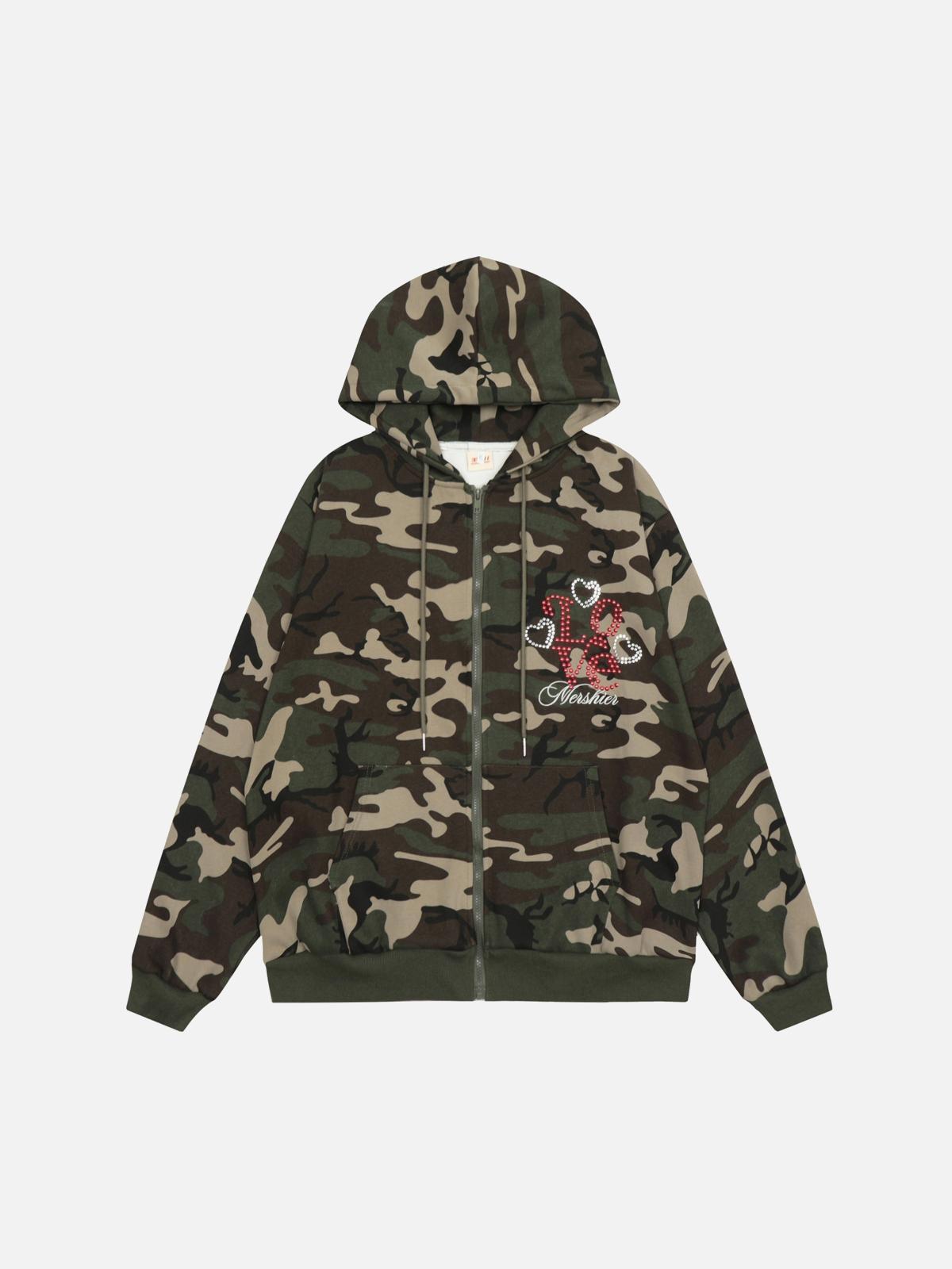 TALISHKO Retro Camo Hoodie