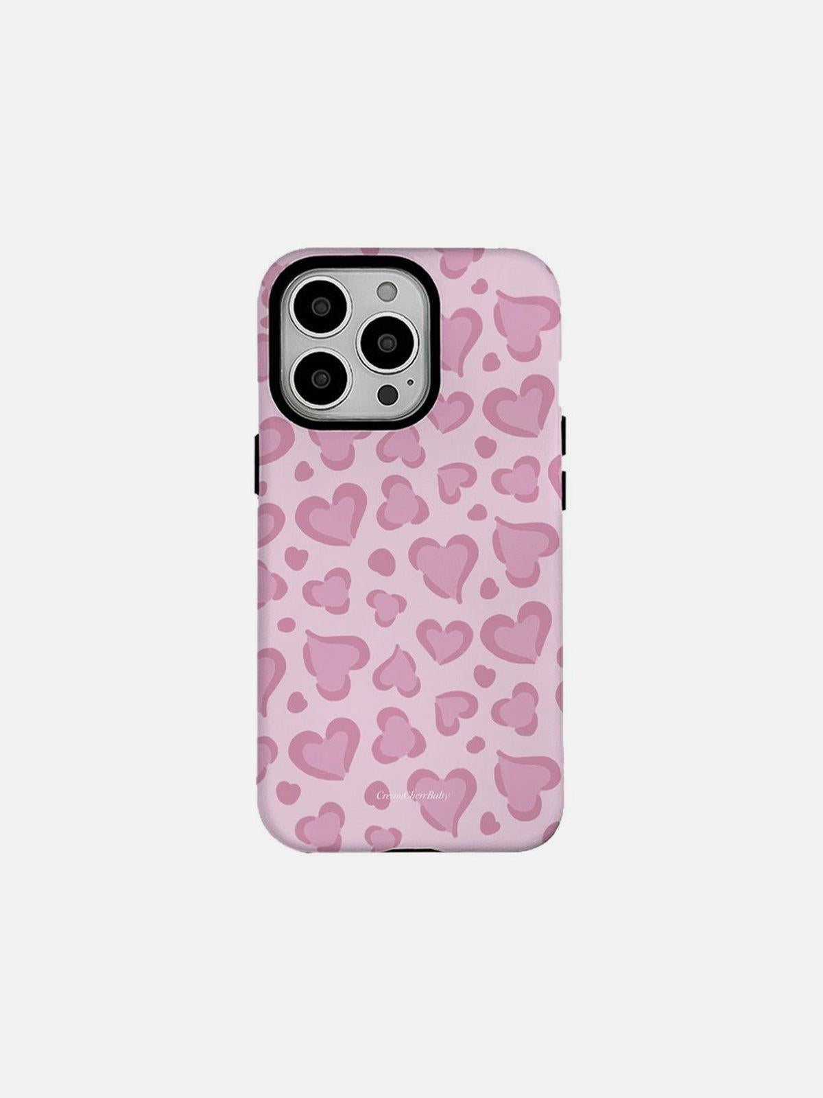 TALISHKO Pink Heart Graphic Phone Case