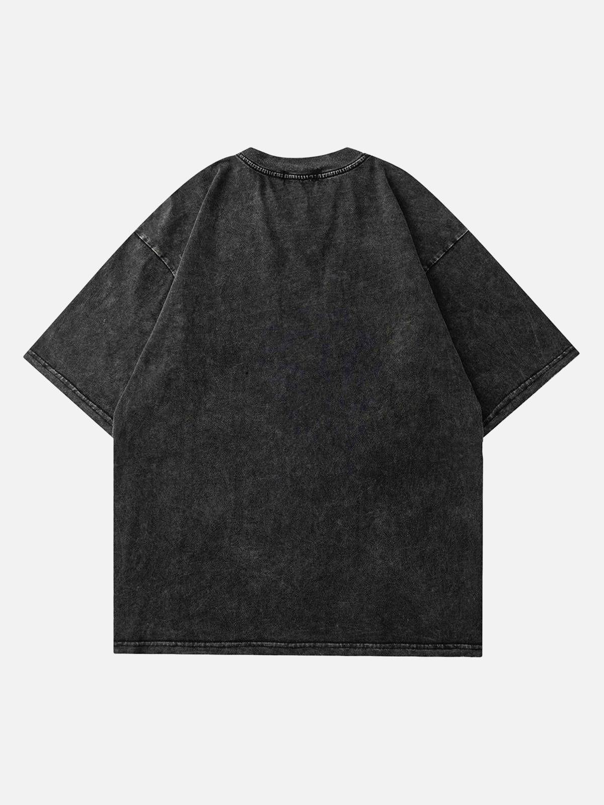 TALISHKO Skull Vintage High Street Casual T-Shirt