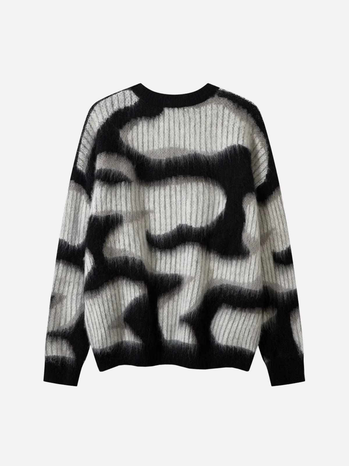 TALISHKO Contrast Mohair Sweater