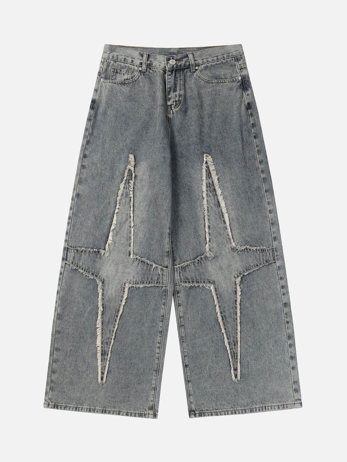 TALISHKO High Street Star Washed Jeans