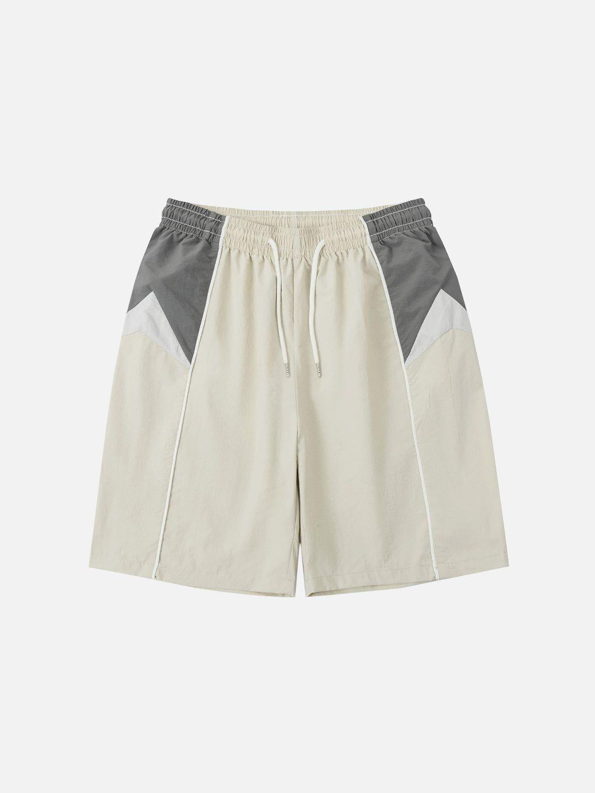 TALISHKO Color Blocking Athleisure Shorts