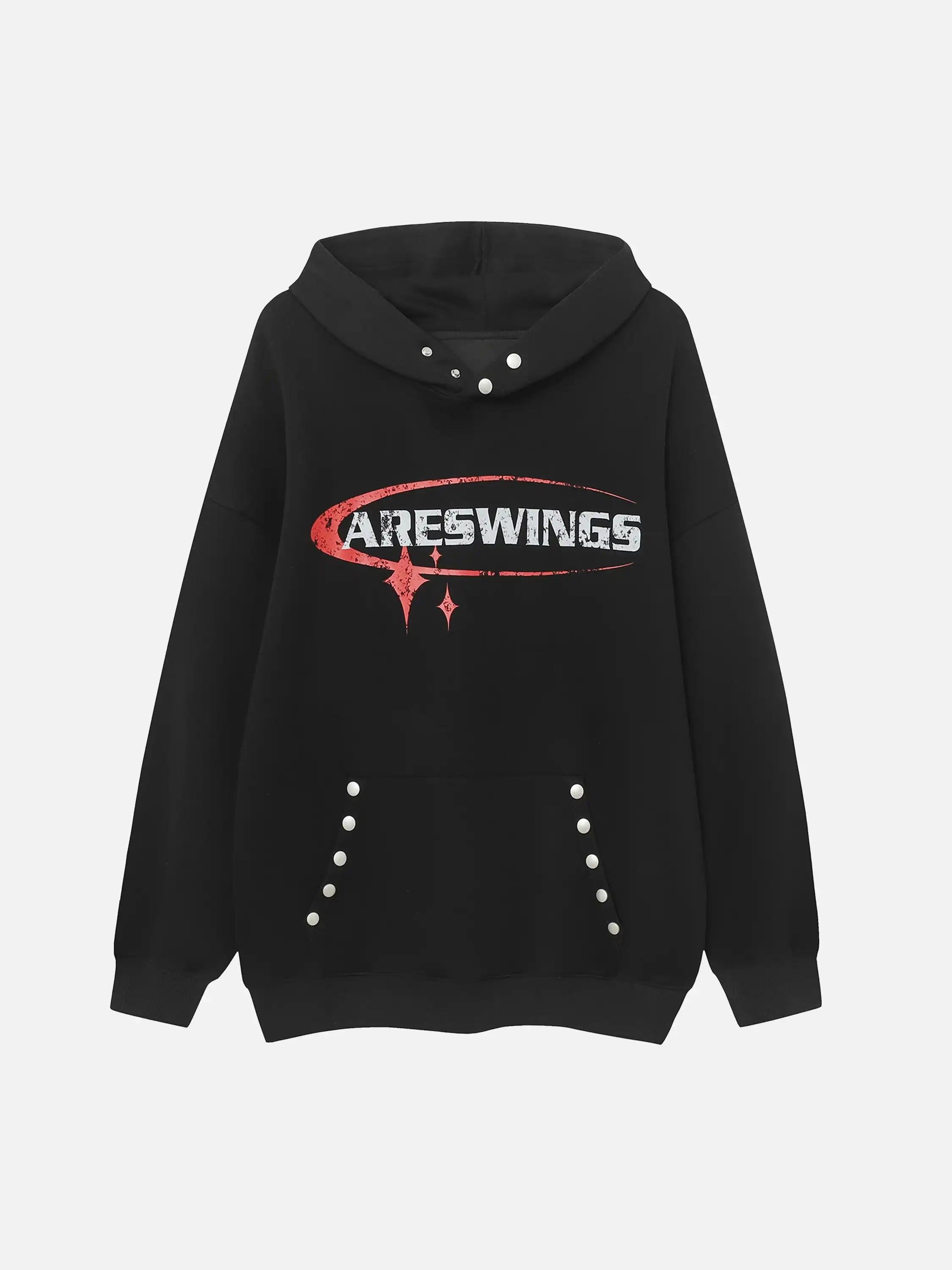 TALISHKO High Street Lettering Hip-Hop Hoodie