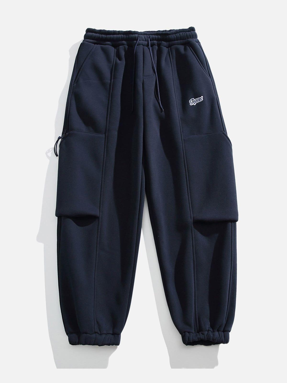 TALISHKO Solid Big Pocket Joggers
