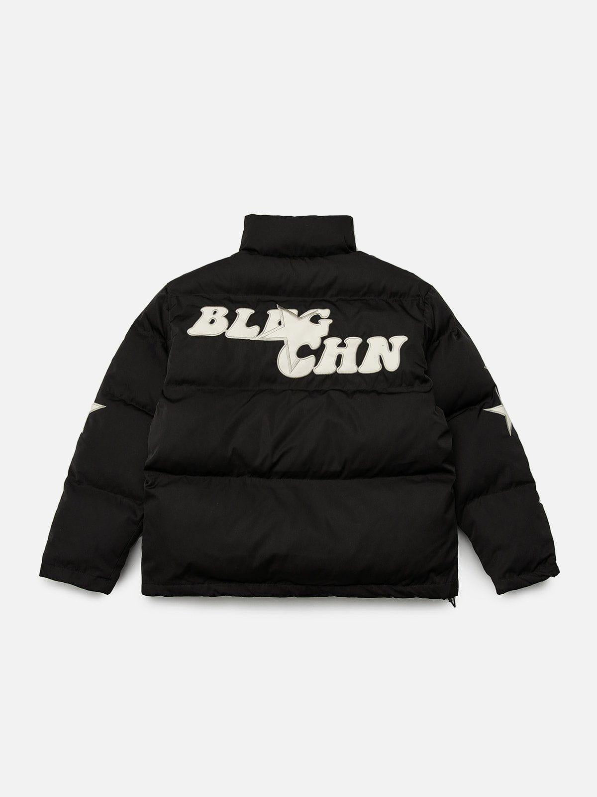 TALISHKO Star Letter Embroidery Winter Coat