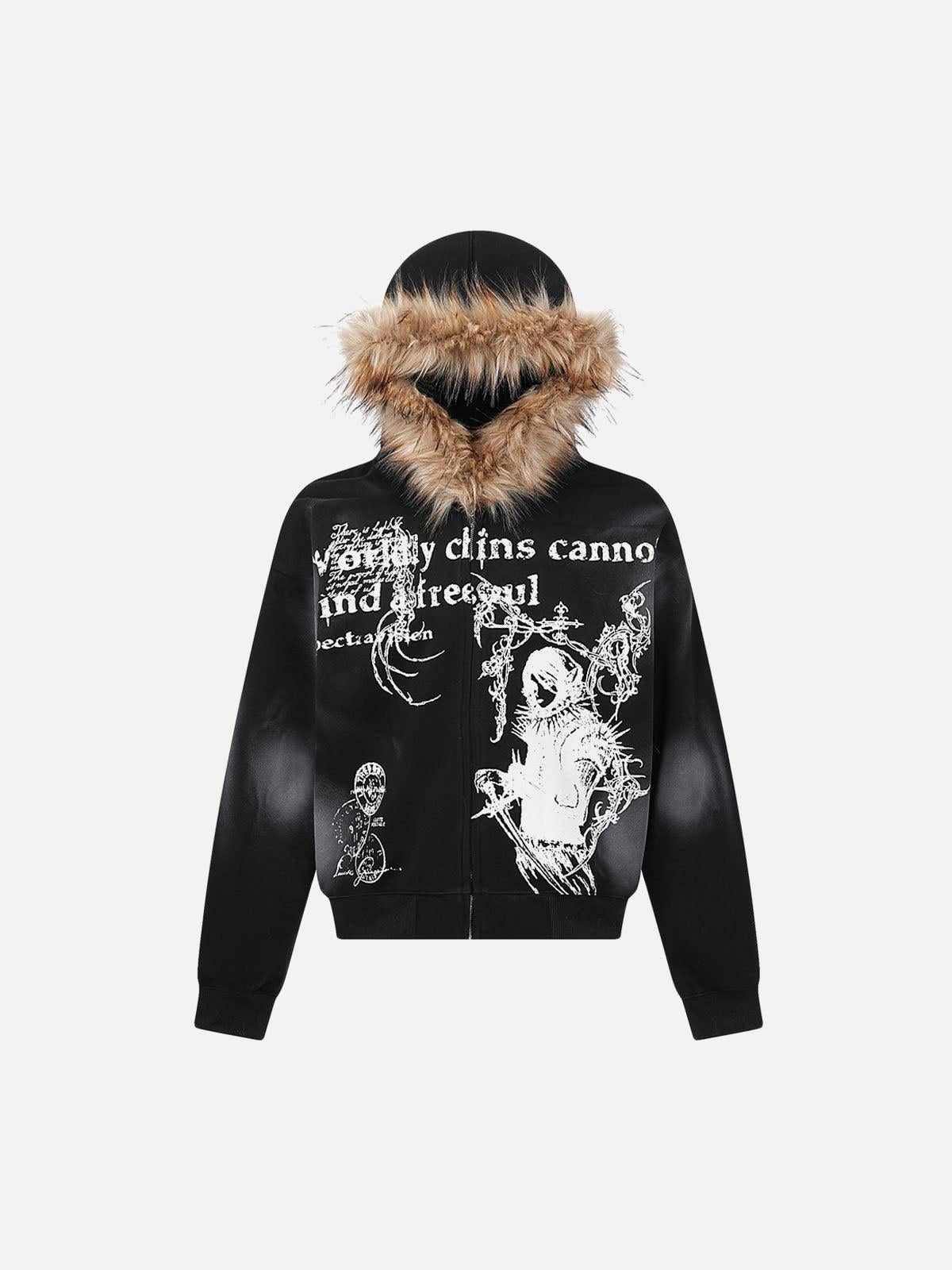 TALISHKO Wasteland Zip-Up Cardigan