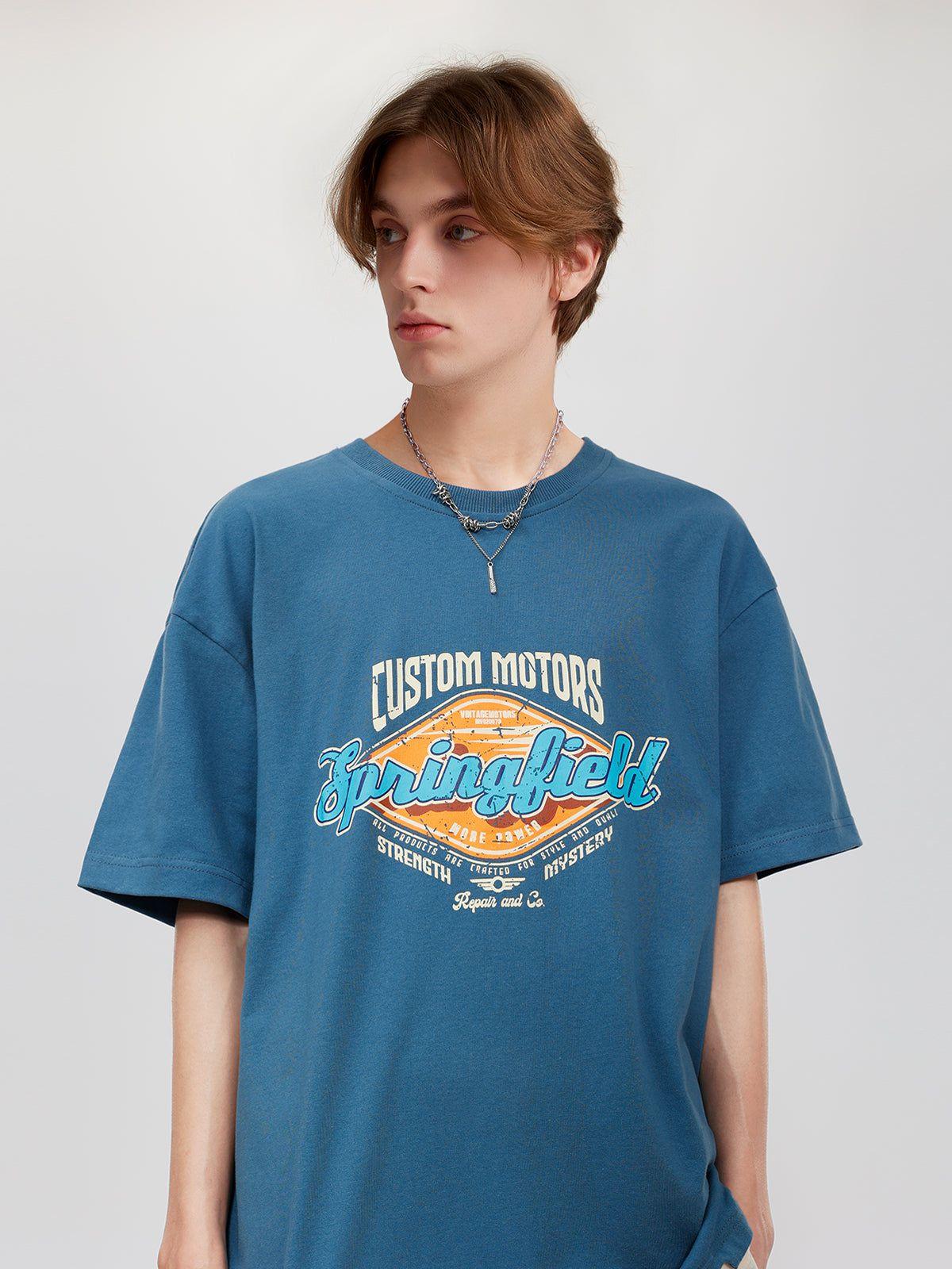 TALISHKO Diamond Letter Graphic Tee