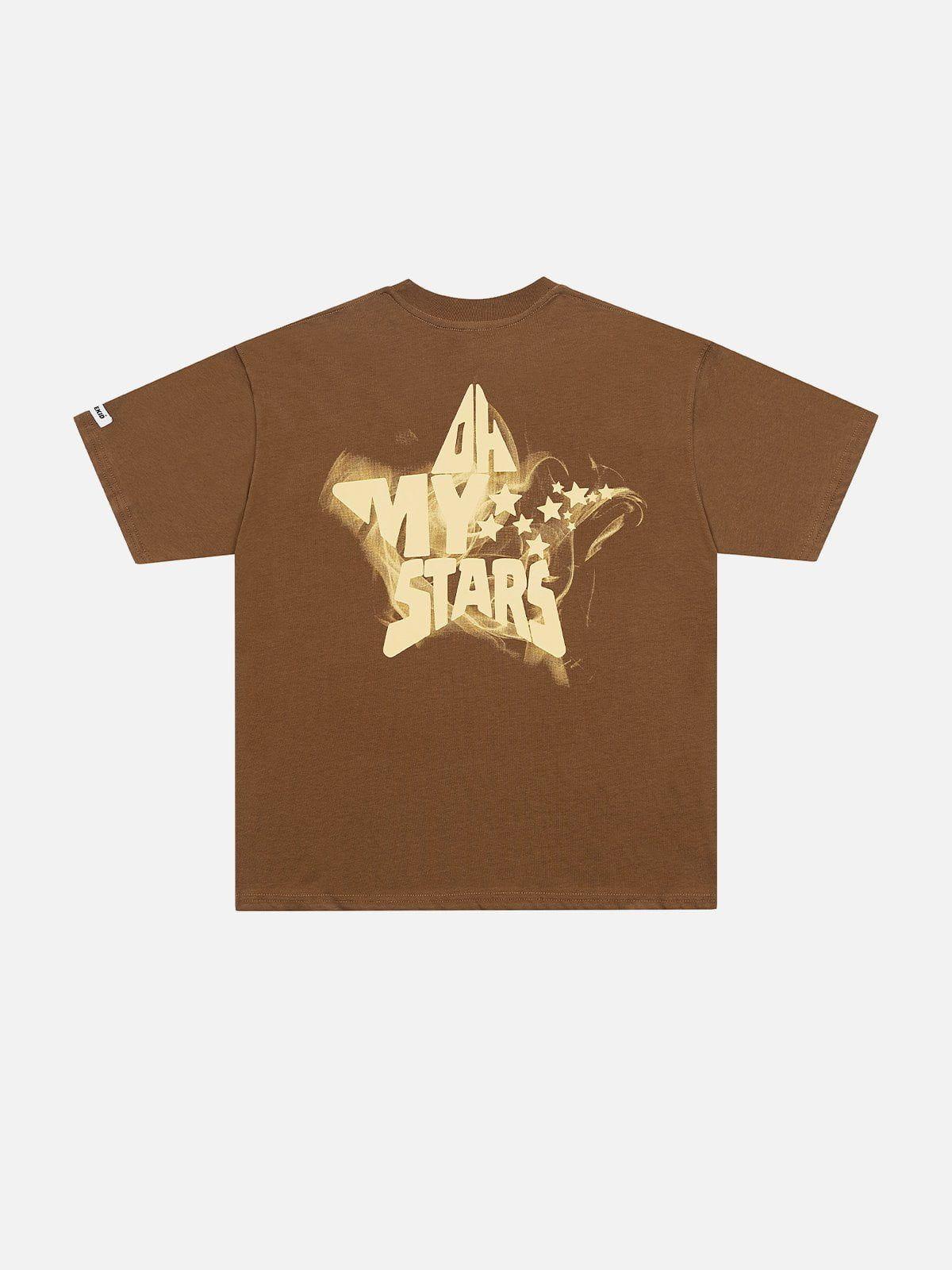 TALISHKO Star Letter Print Tee