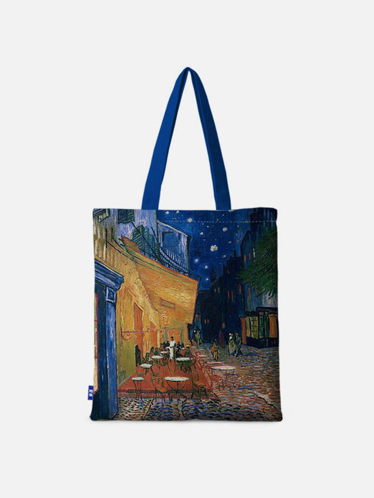 TALISHKO Van Gogh Oil On Canvas Bag