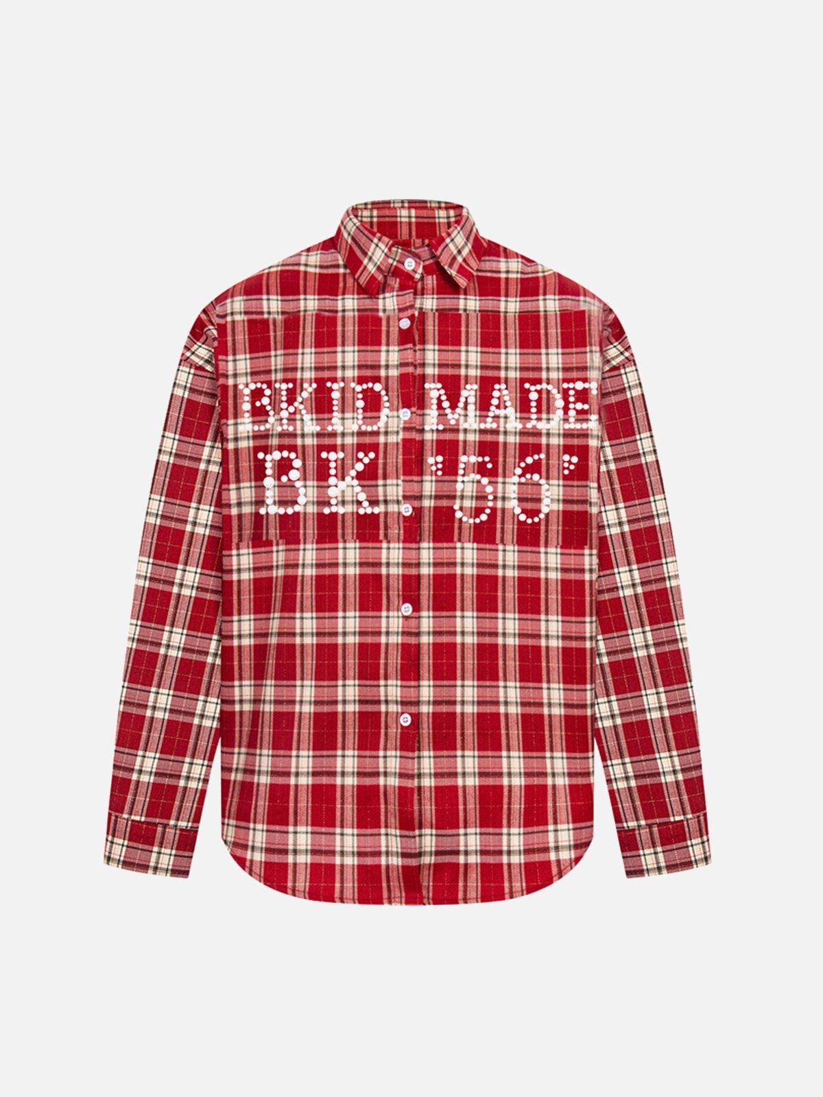 TALISHKO Plaid Long Sleeve Shirt