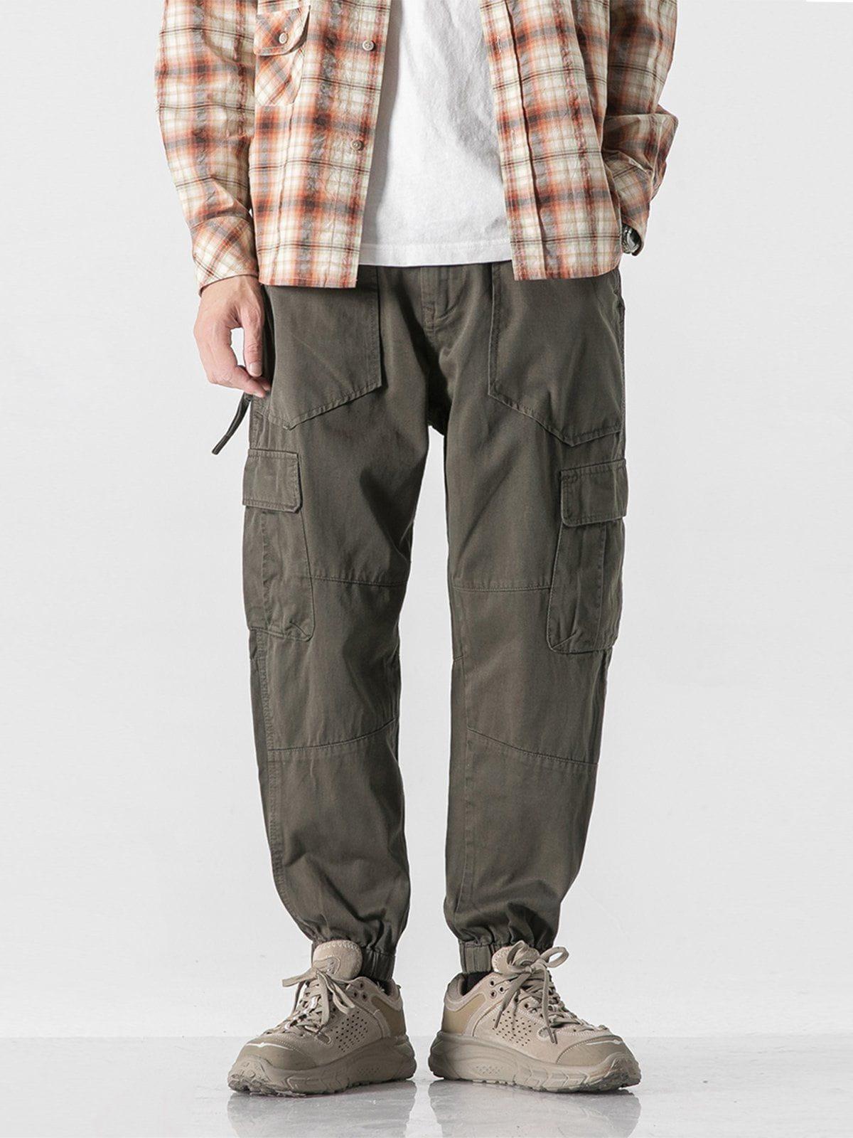 TALISHKO Large Multiple Pockets Cargo Pants