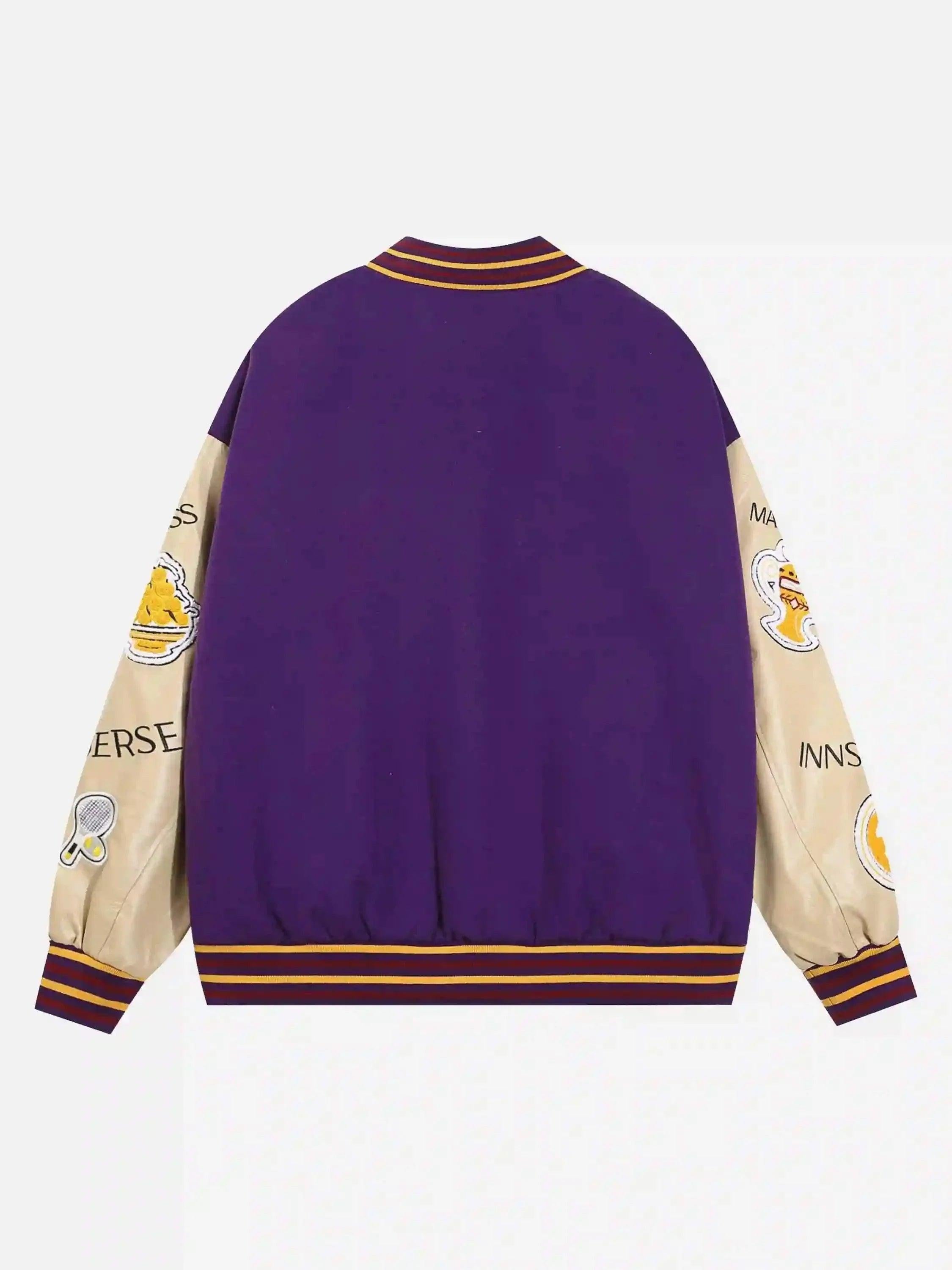 TALISHKO American Street Retro Embroidered Baseball Jacket
