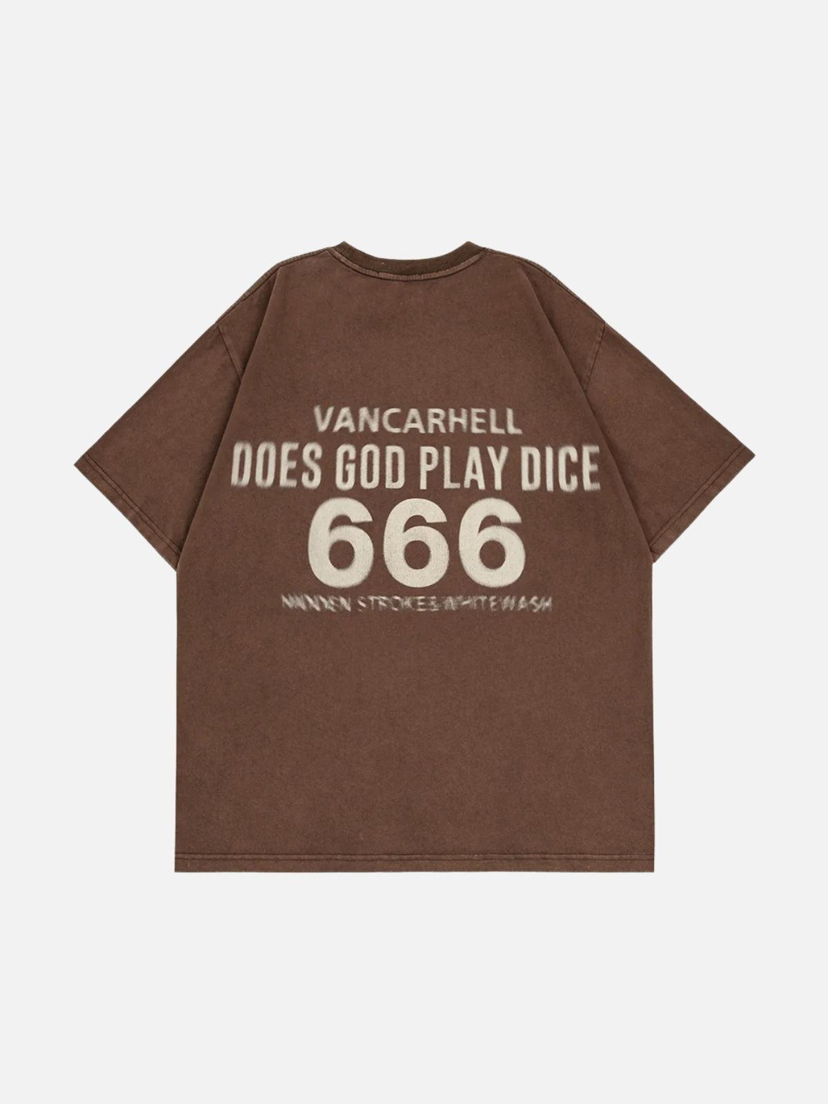 TALISHKO Dice Print Washed Tee