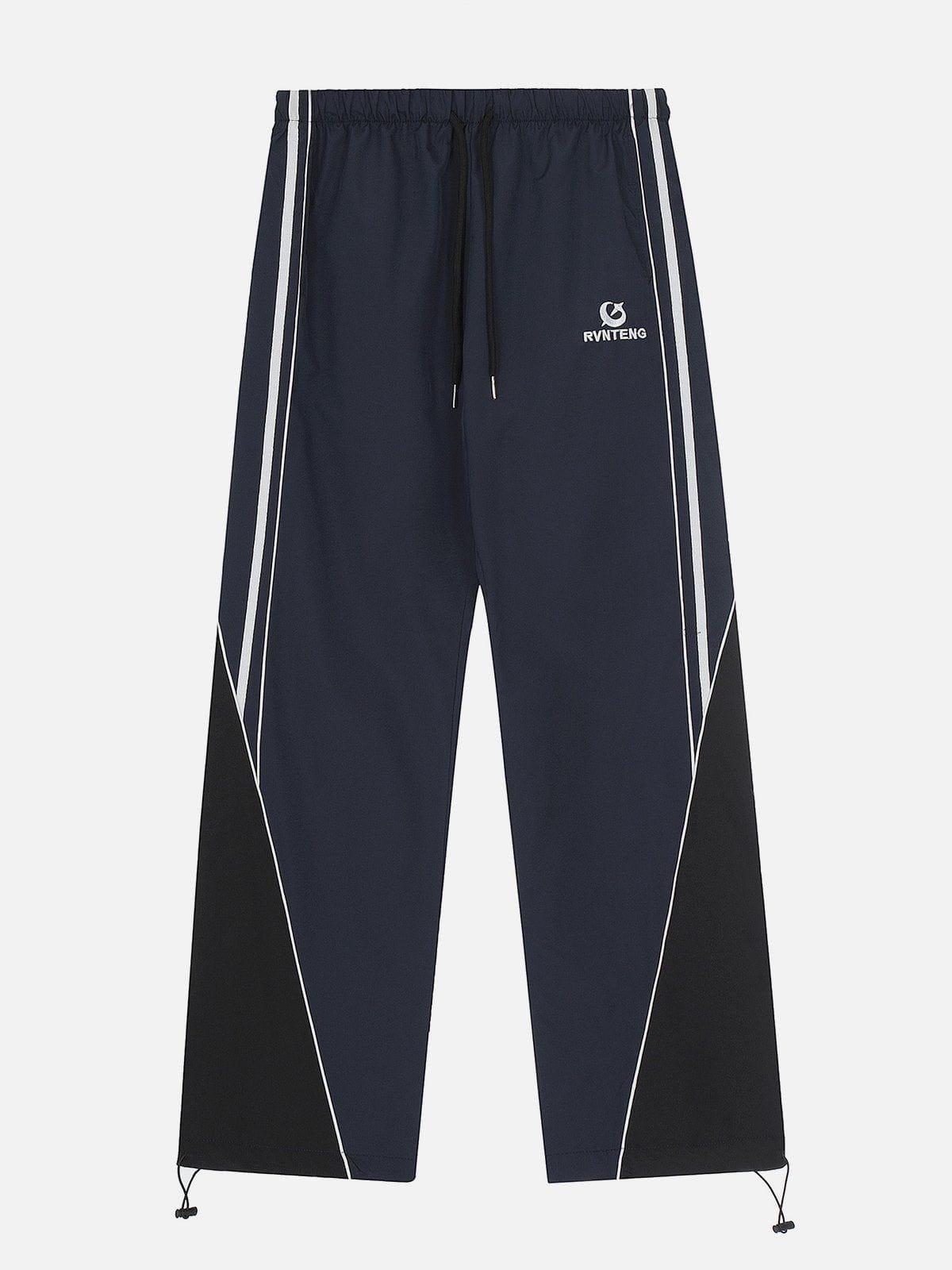 TALISHKO Patchwork Tapered Leg Sweatpants