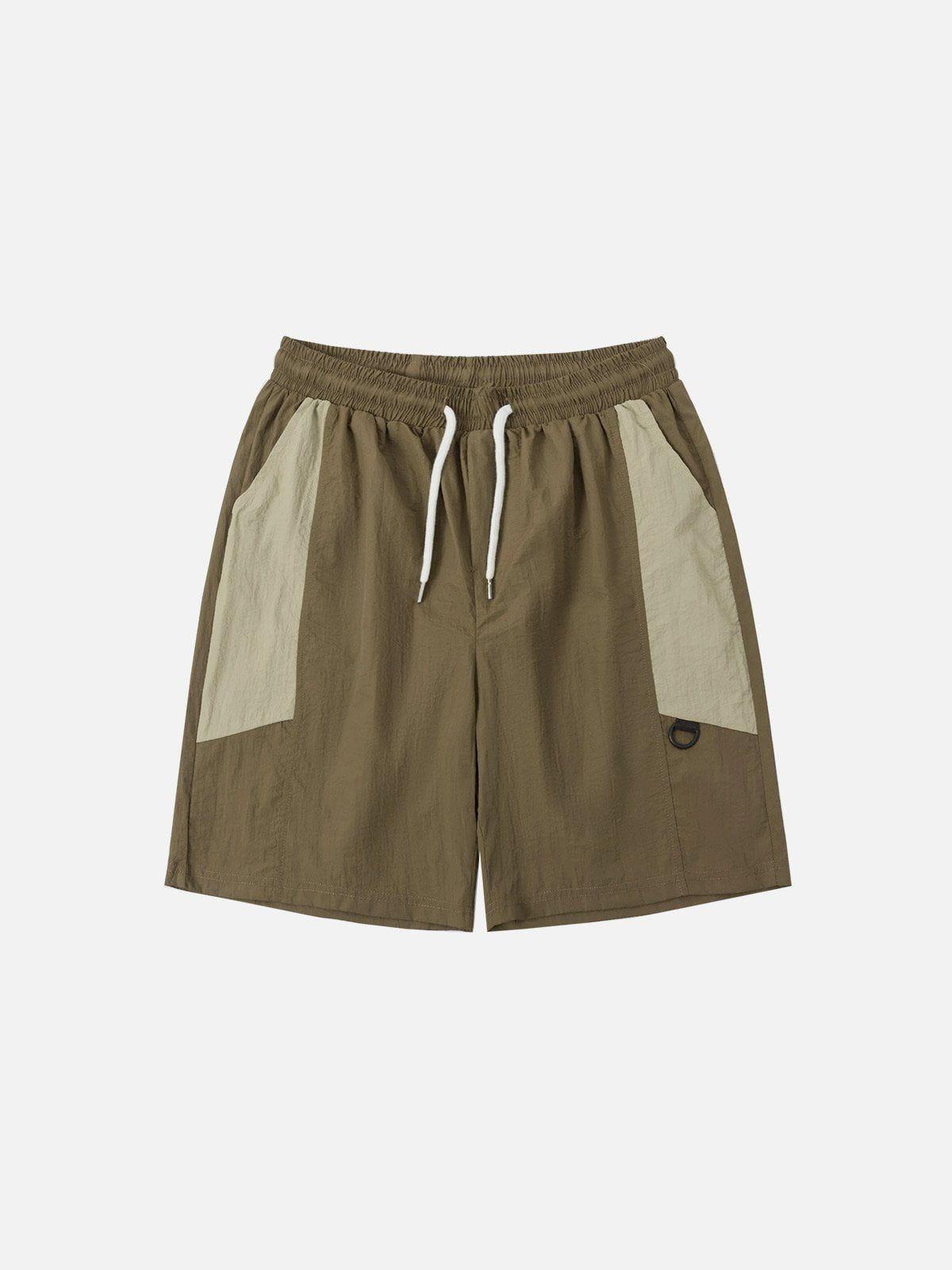 TALISHKO Athleisure Patchwork Shorts