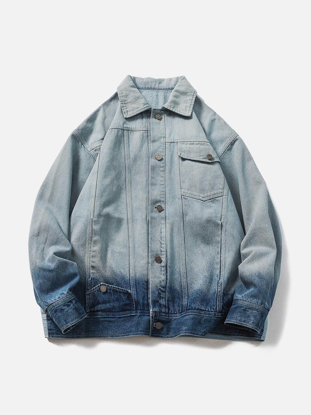TALISHKO Gradient Denim Jacket