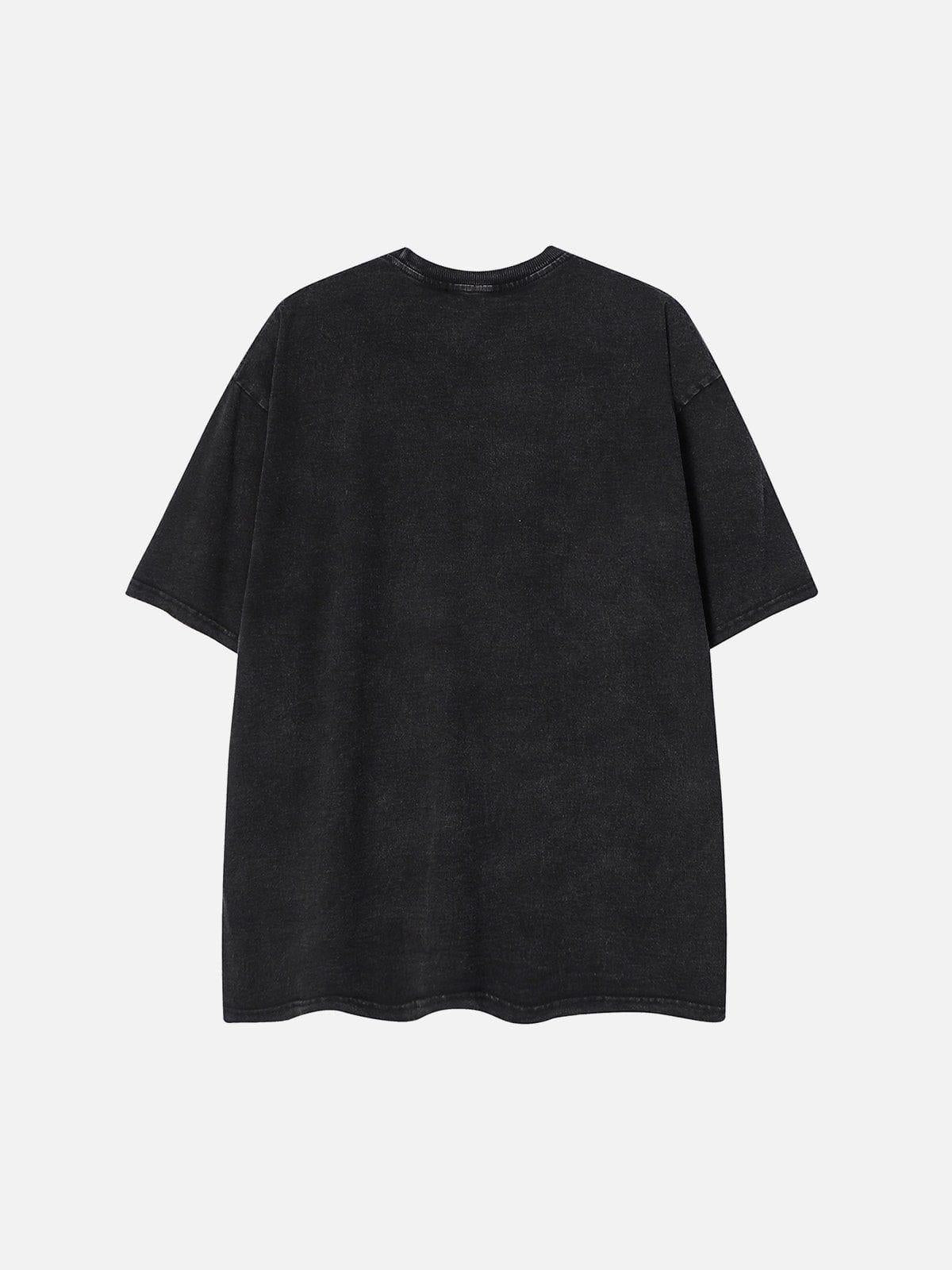 TALISHKO Washed Character Print Tee