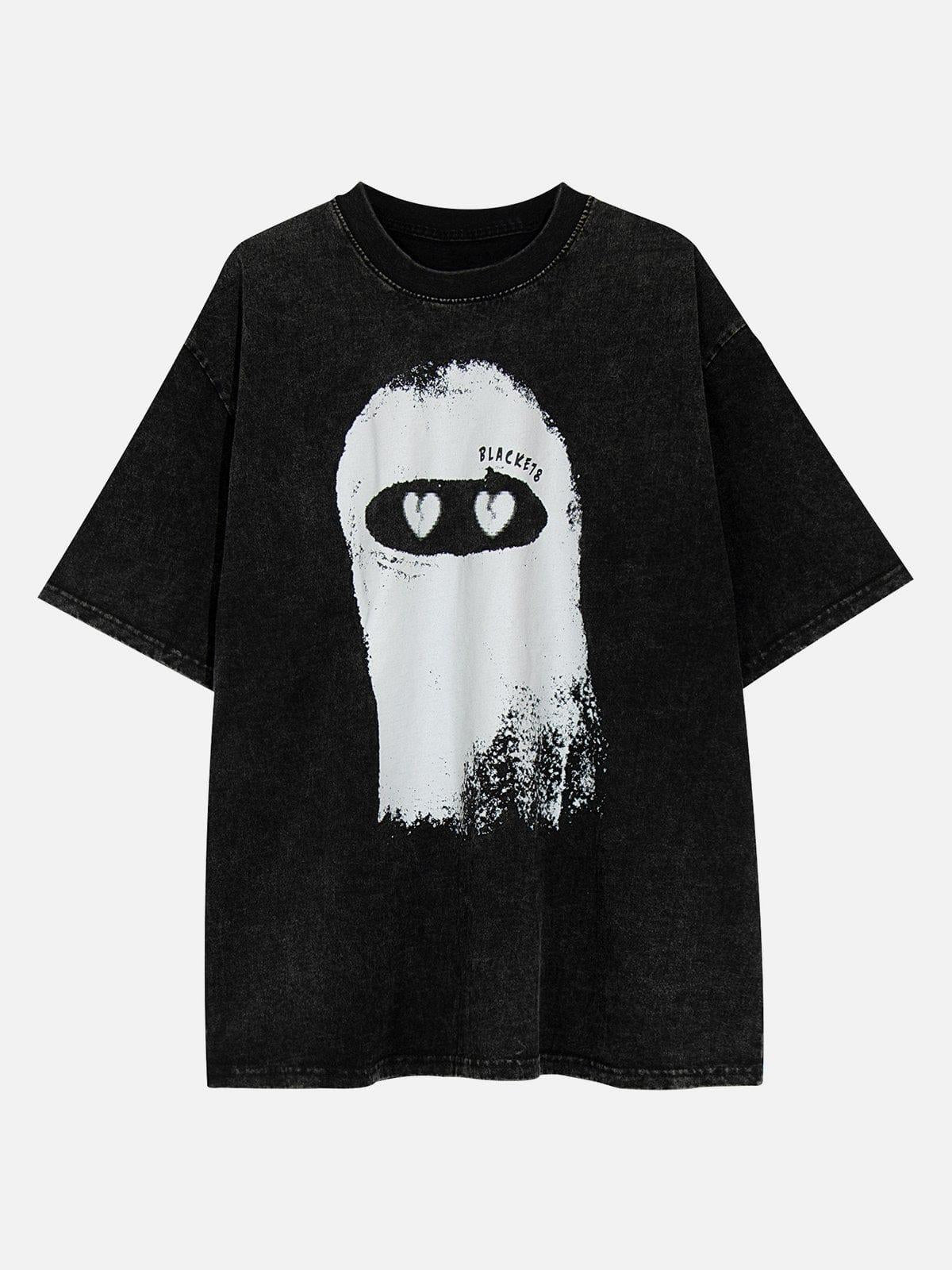 TALISHKO Washed Spectre Print Tee