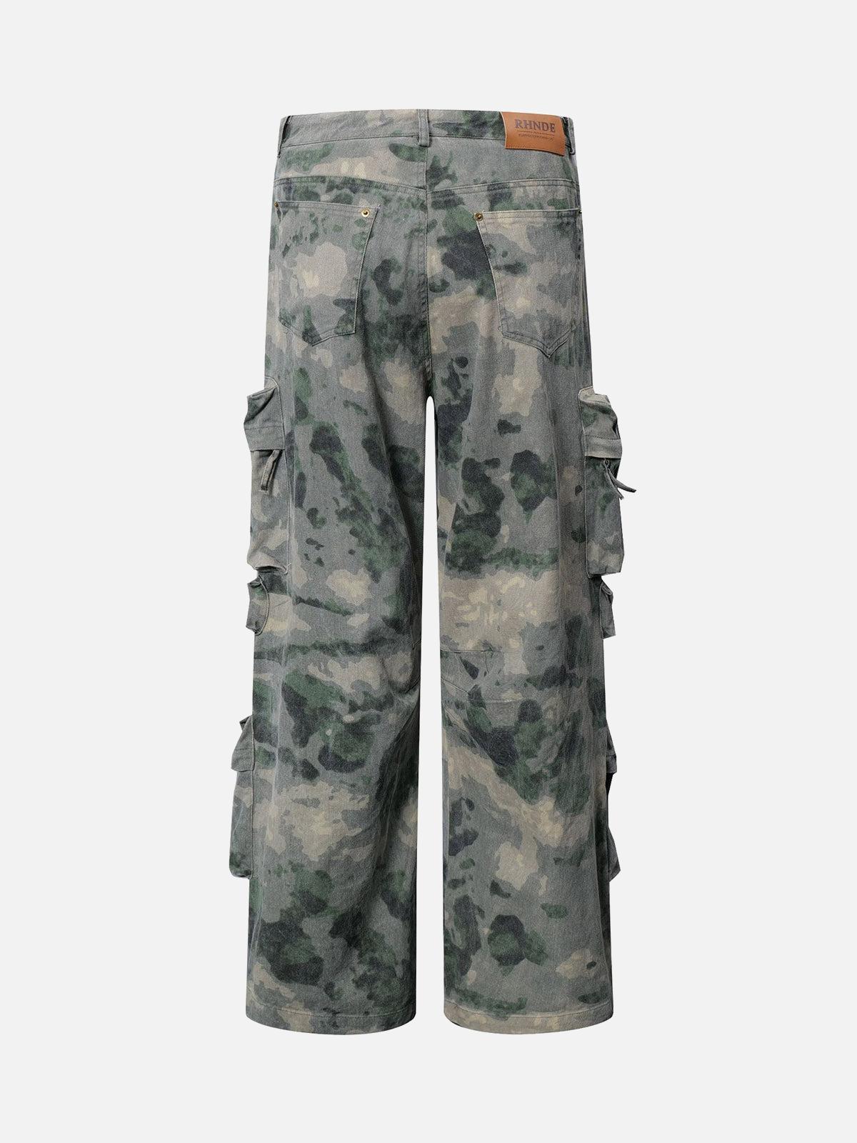 TALISHKO Camouflage Multi-Pockets Cargo Pants