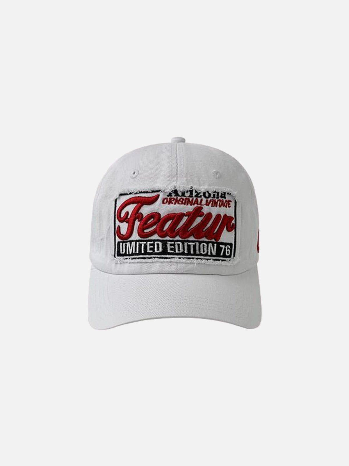 TALISHKO Vintage Embroidery Letter Cap