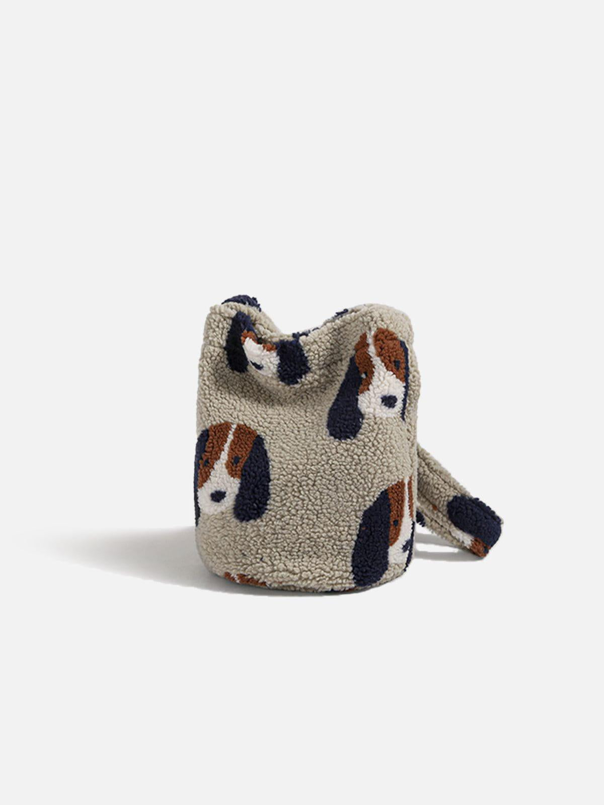 TALISHKO Cartoon Dog Plush Bag