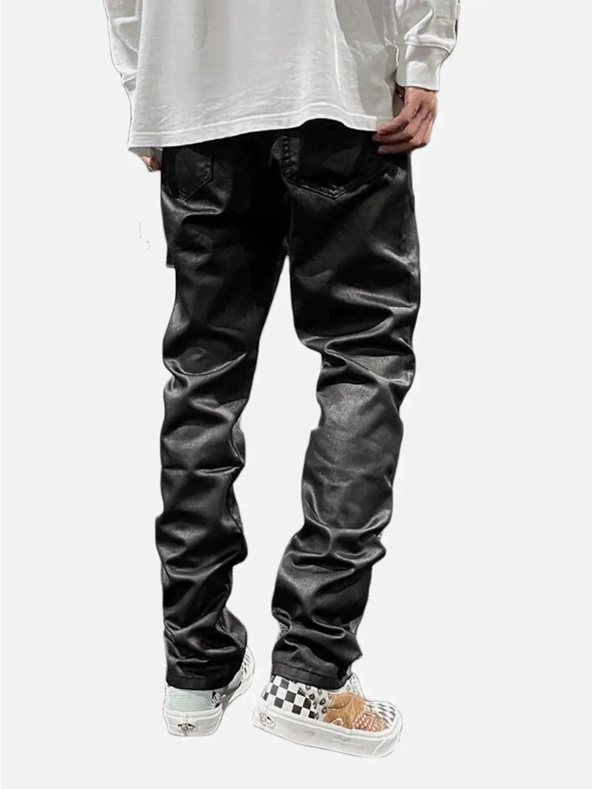 TALISHKO Waxed Slim Pants