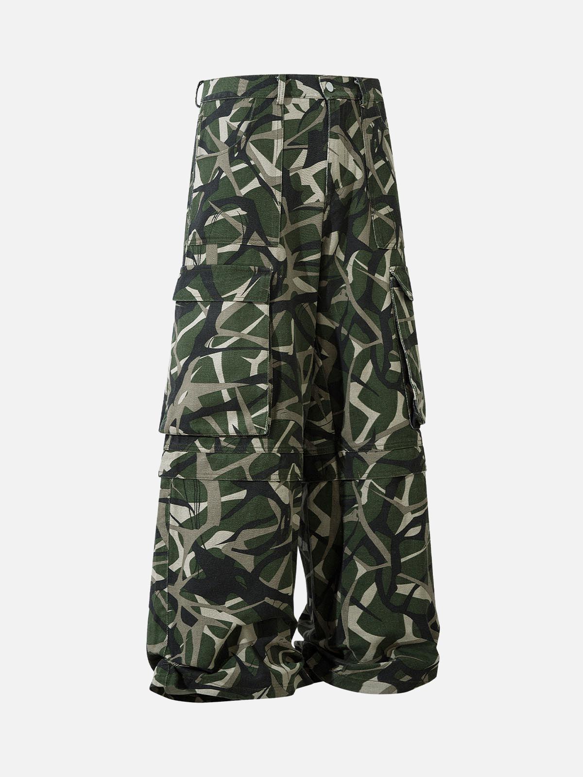 TALISHKO Camouflage Multi-Pocket Cargo Pants