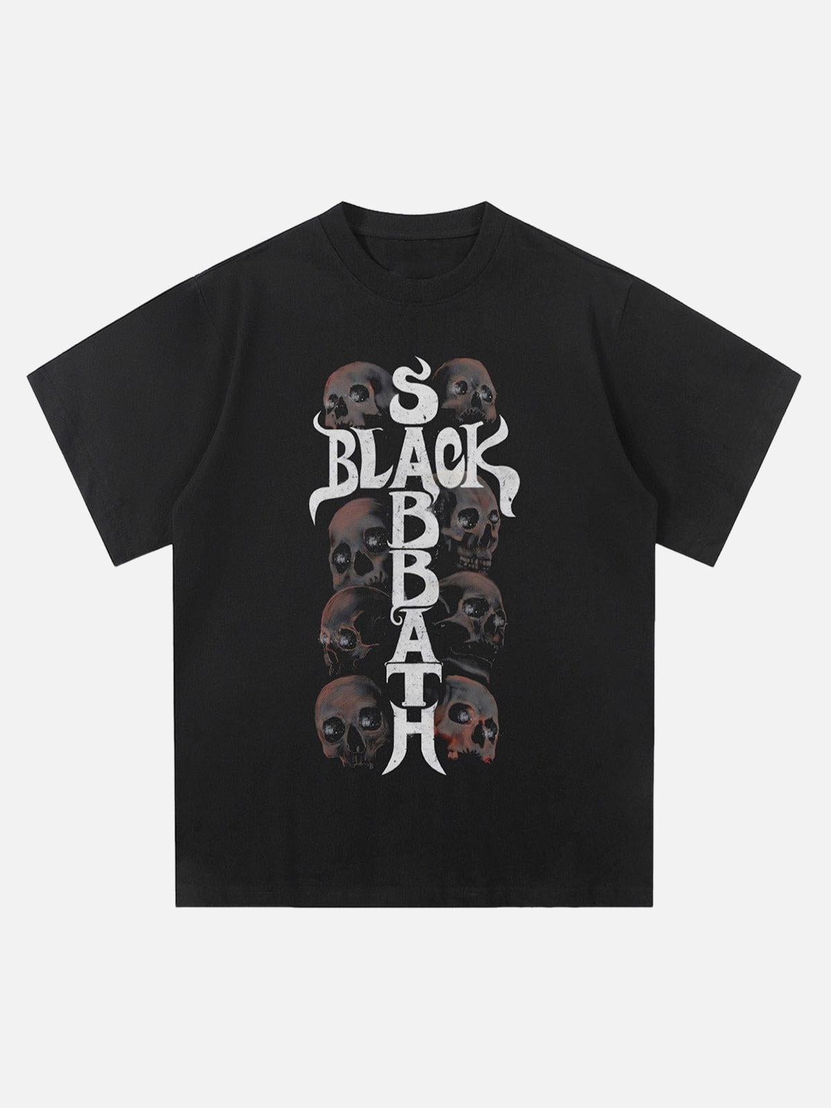 TALISHKO Street Skull Graphic T-Shirt