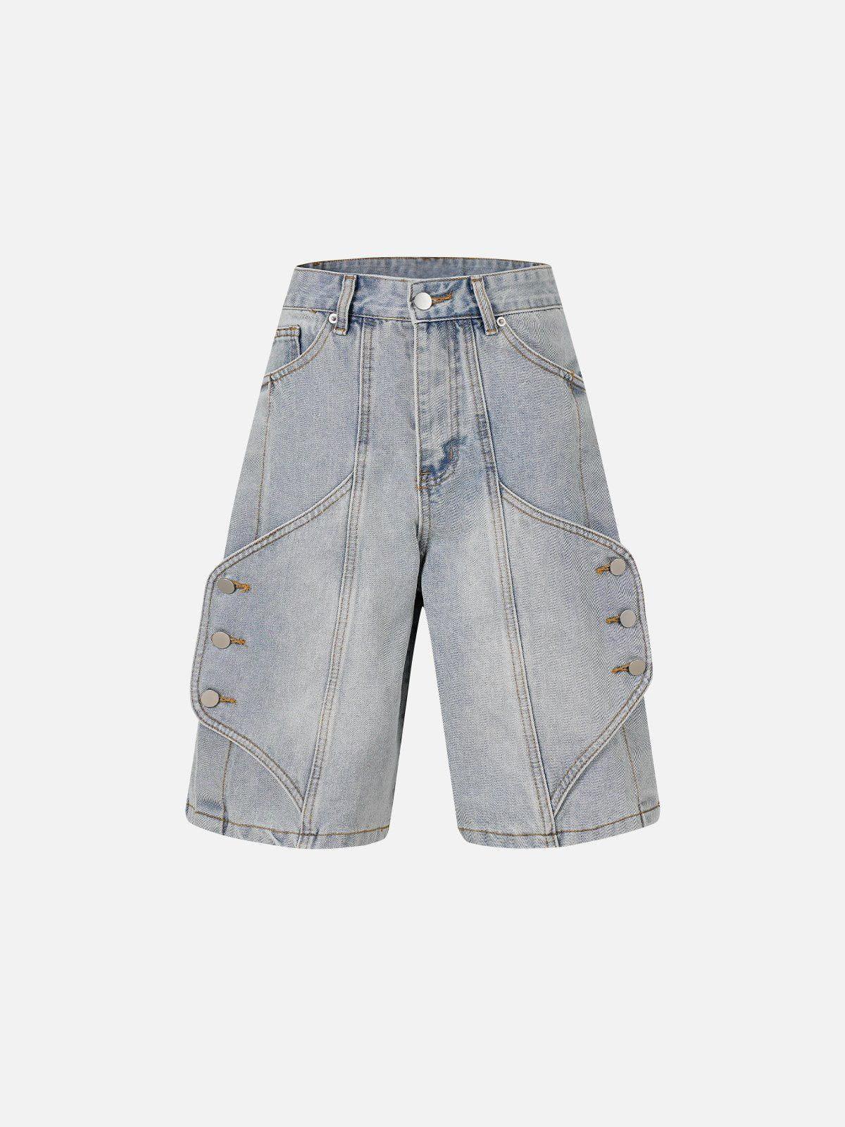 TALISHKO Deconstructive Patchwork Jorts