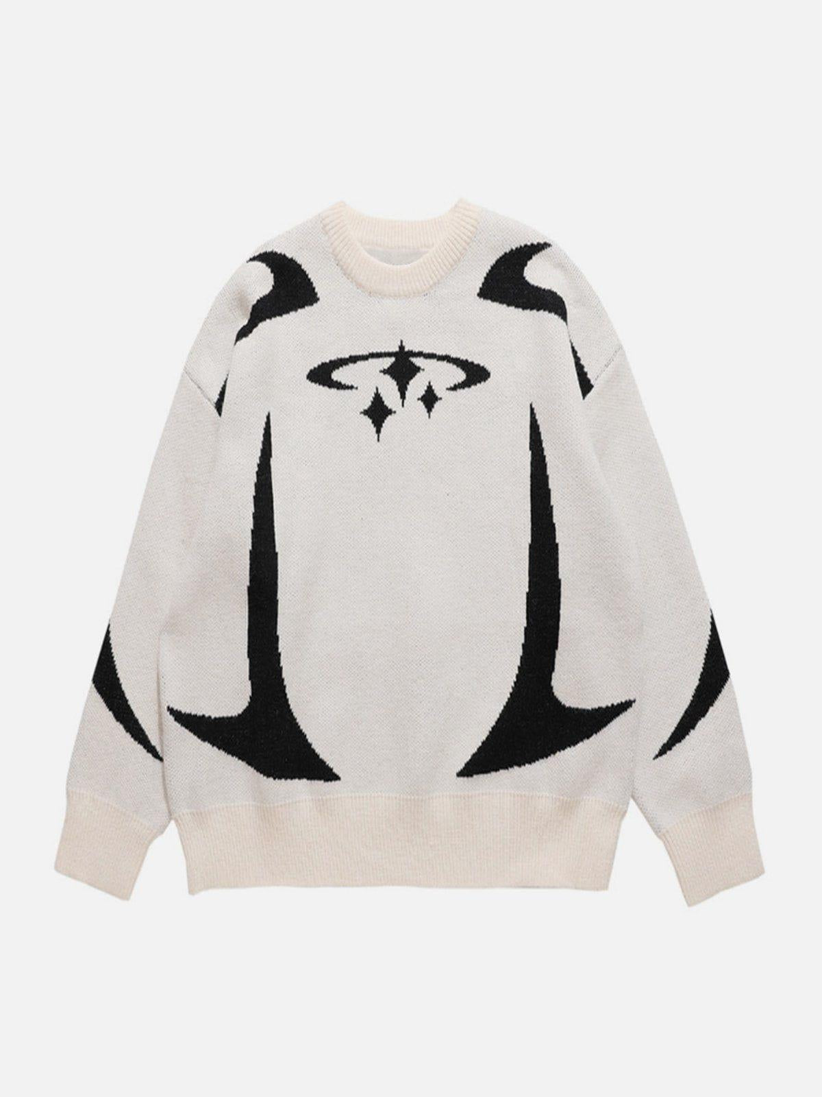 TALISHKO Star Pattern Sweater