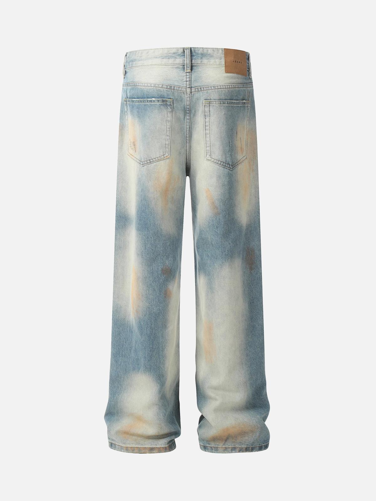 TALISHKO Distressed Street Hip-Hop Jeans