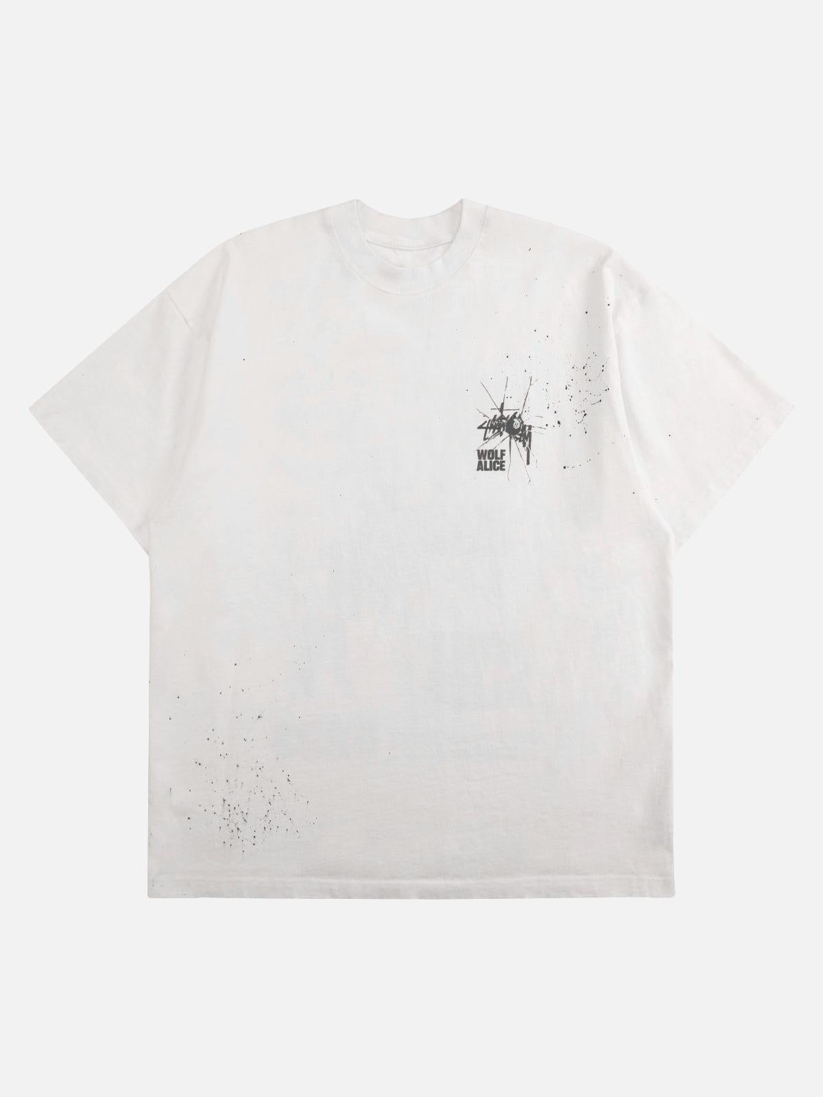 TALISHKO Retro Washed Printed T-Shirt