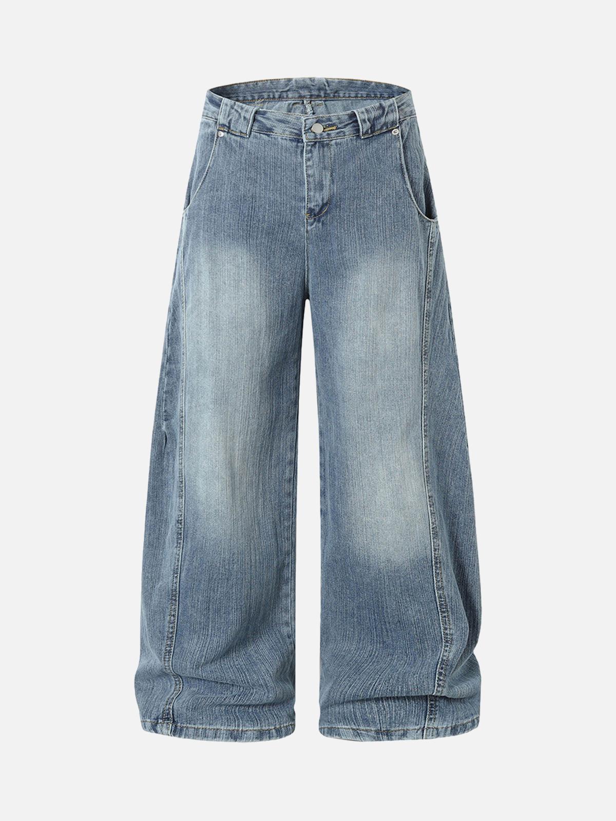 TALISHKO Retro Cleanfit Washed Baggy Jeans