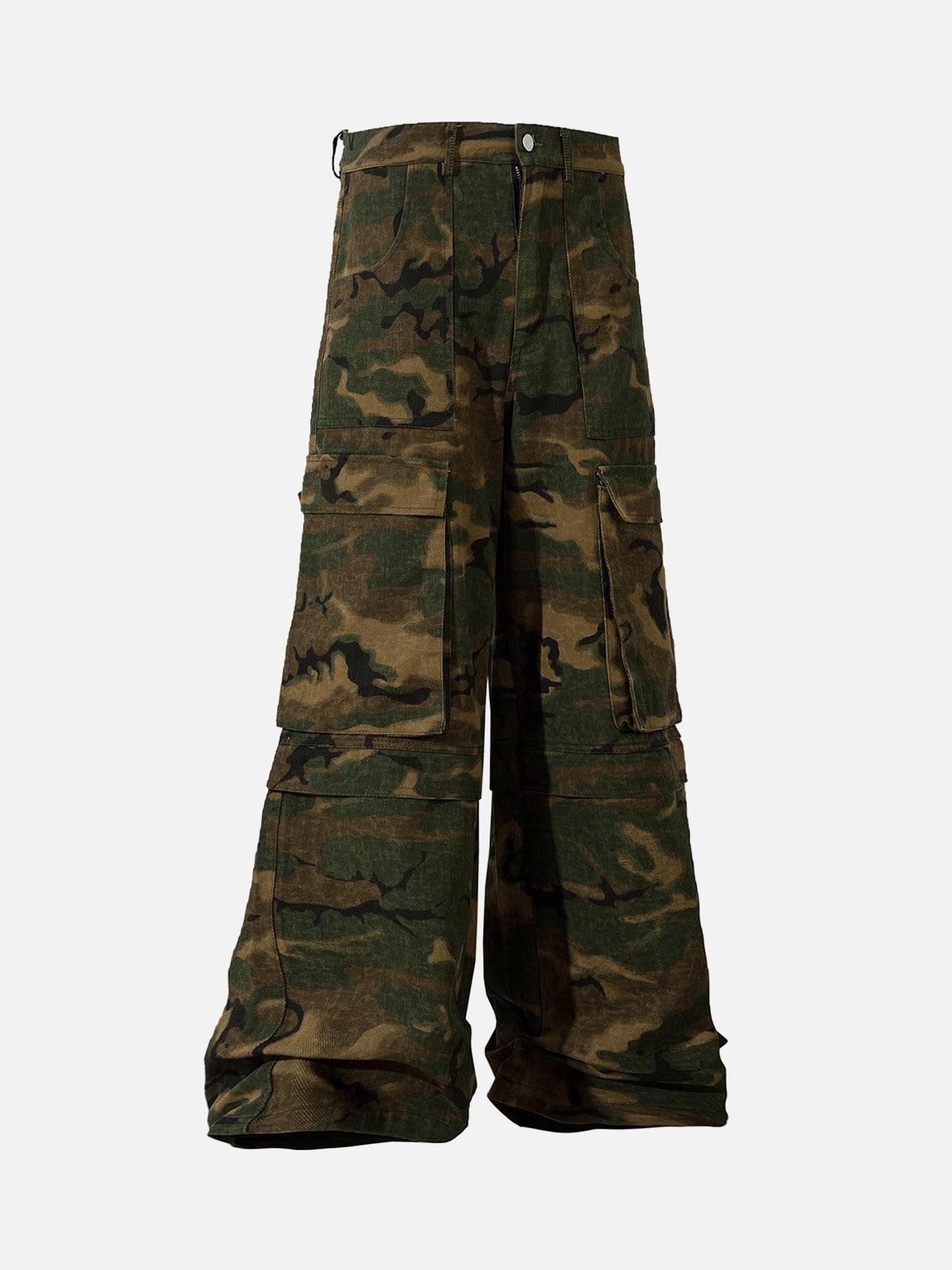 TALISHKO Street Camouflage Multi Pocket Cargo Pants