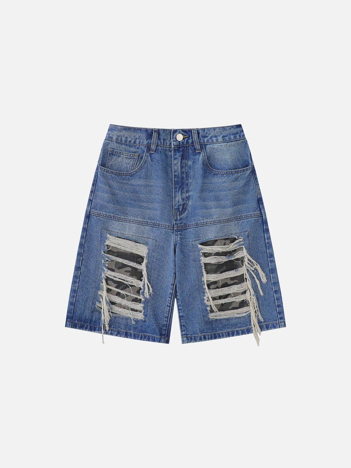 TALISHKO Fake Hole Camouflage Patch Jorts