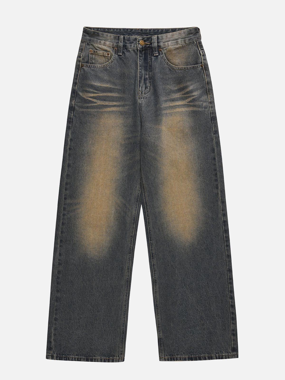 TALISHKO Mud Dyeing Washed Jeans