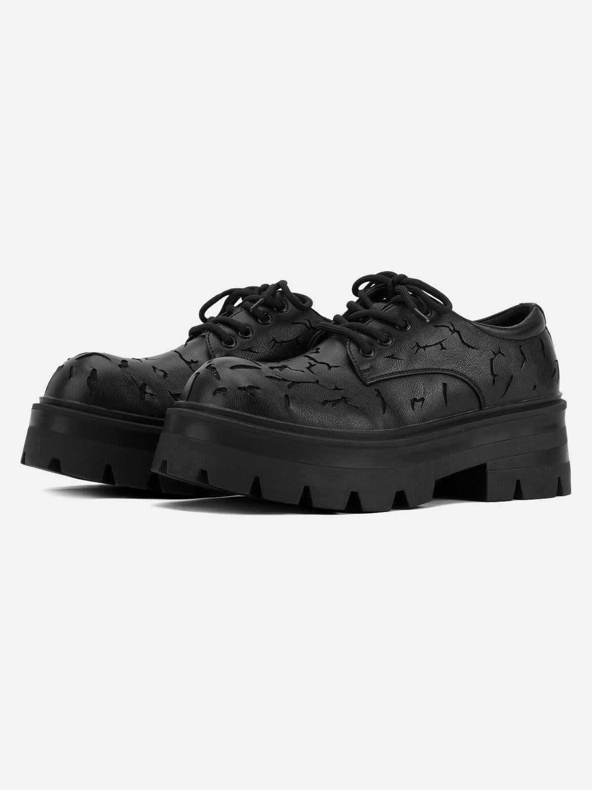 TALISHKO High Street Crackle Leather Shoes