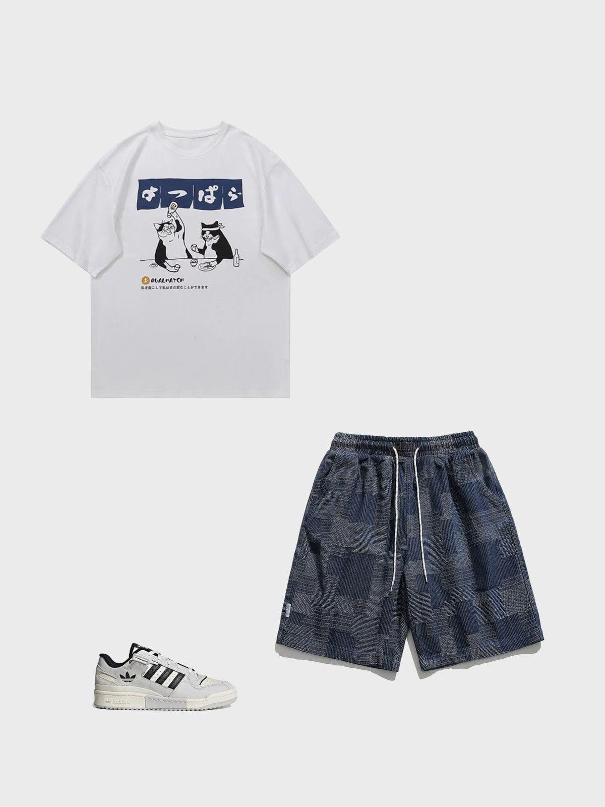 TALISHKO The Cat After Work Print Tee