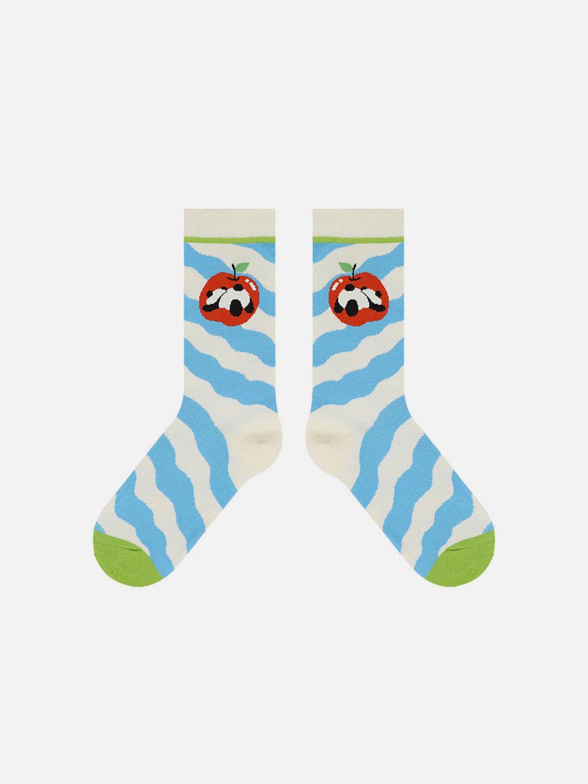 TALISHKO Cartoon Panda Mid-Calf Socks