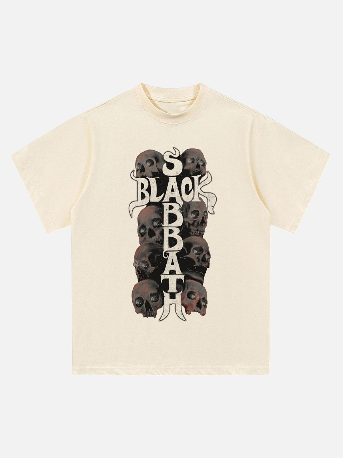 TALISHKO Street Skull Graphic T-Shirt