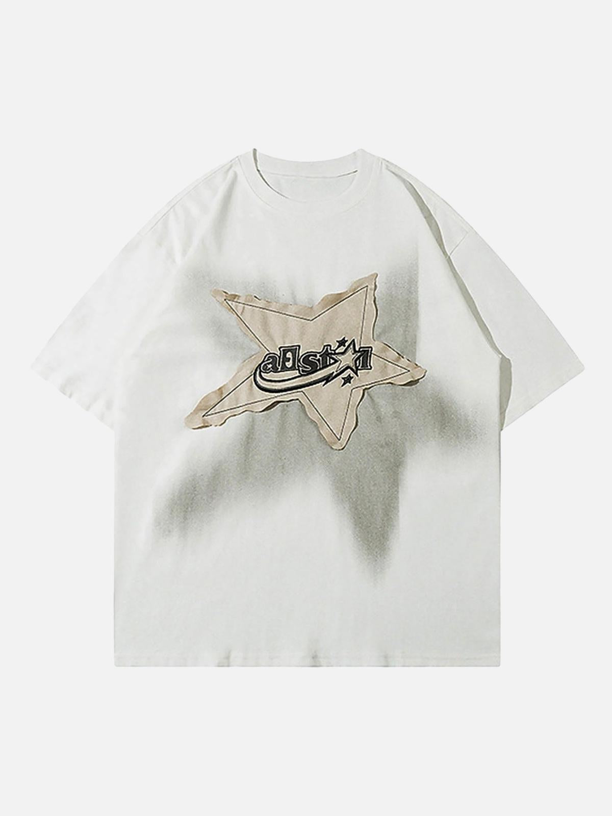TALISHKO Vintage Star Loose T-Shirt