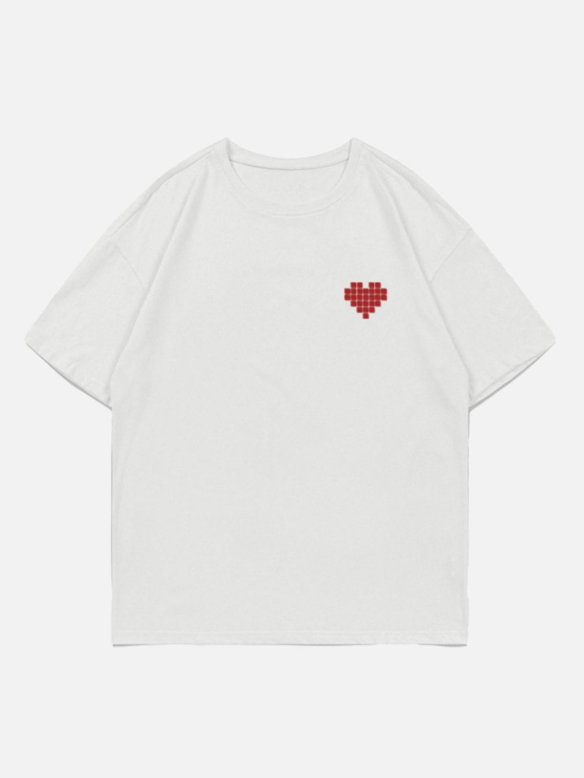 TALISHKO Mosaic Heart Print Tee