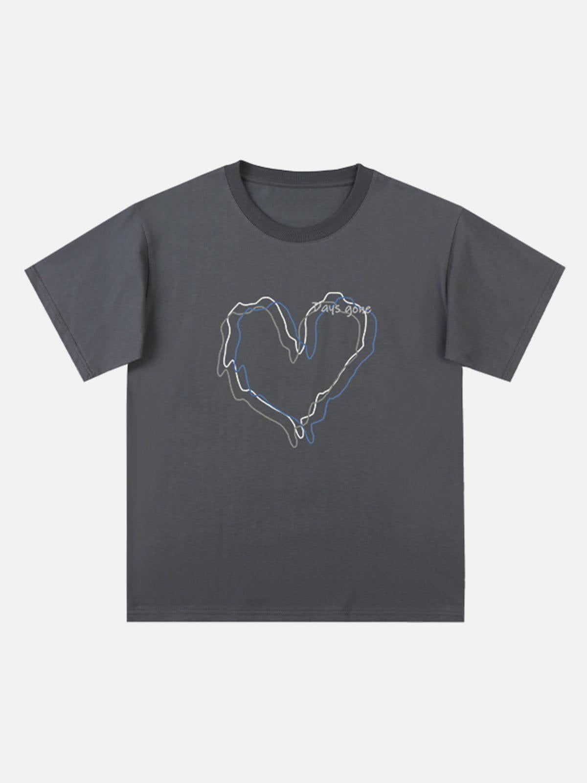 TALISHKO Love Lines Print Tee