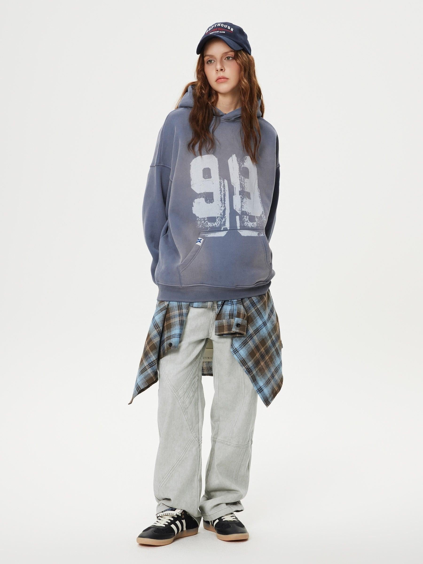 TALISHKO Deconstructive Patchwork Washed Jeans
