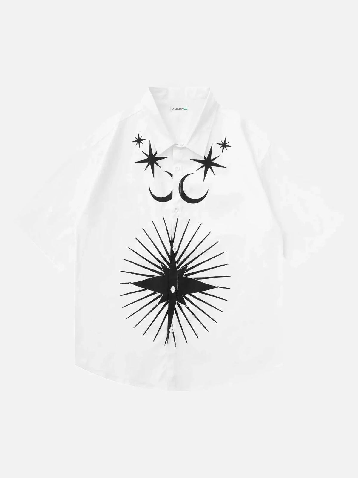 TALISHKO Hip-Hop Printed Shirt