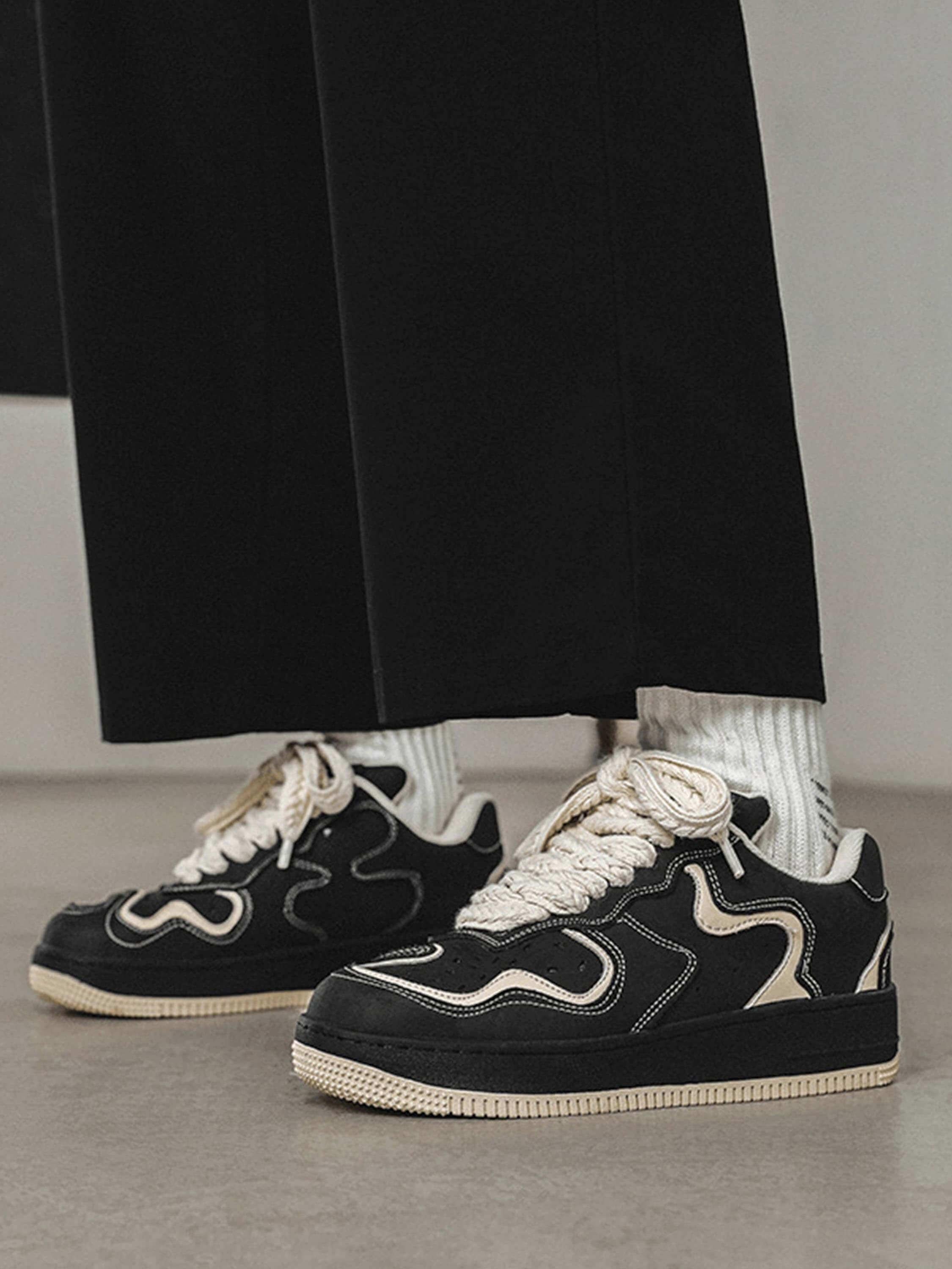 TALISHKO High Street Niche Design Skateboard Couple Shoes