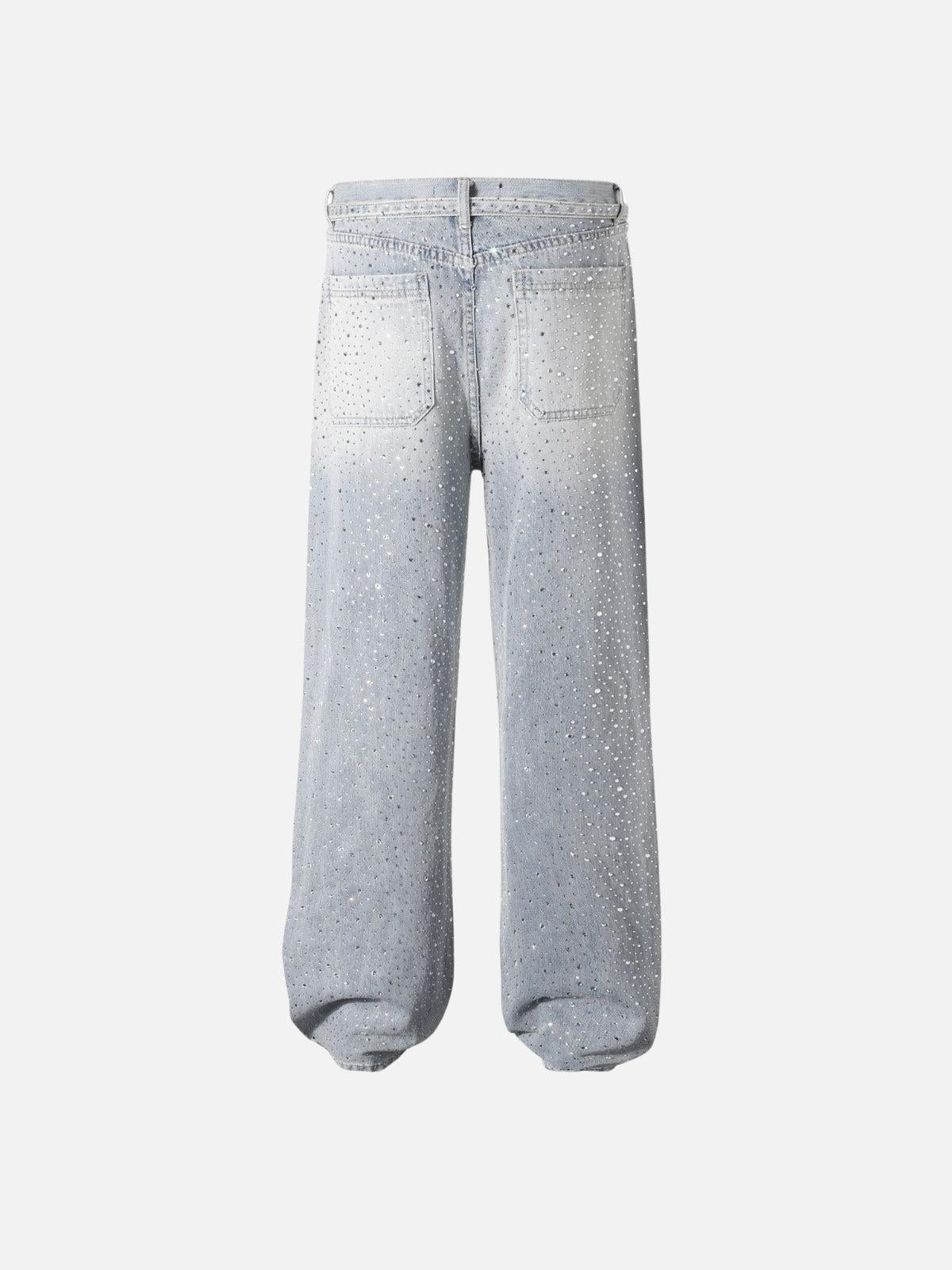 TALISHKO Rhinestone Application Jeans