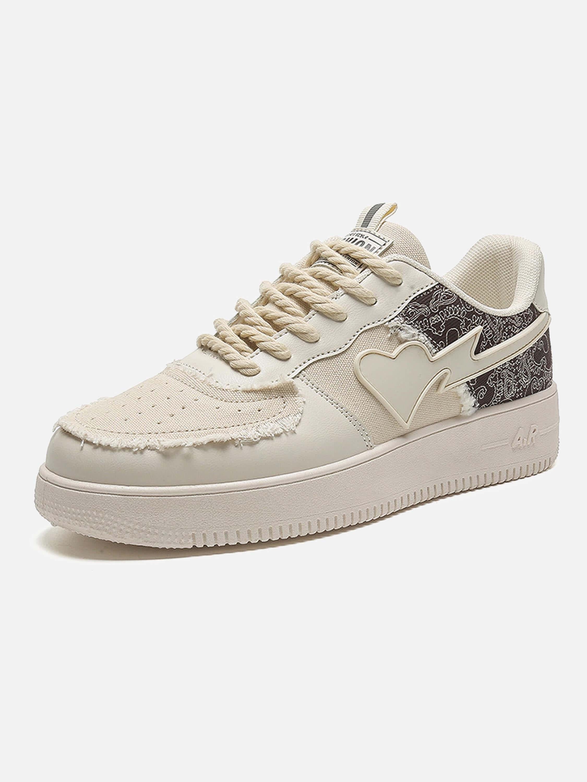 TALISHKO Retro High Street Men's Low Top Skate Casual Shoes