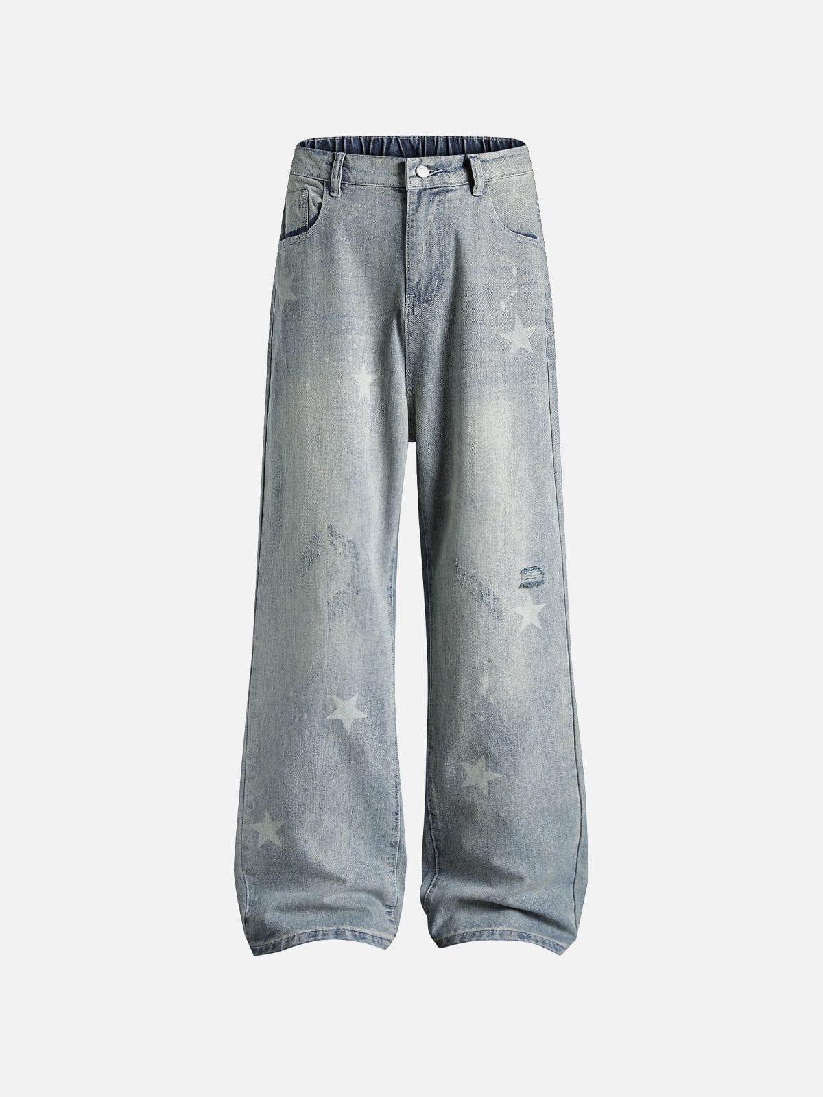 TALISHKO Star Print Jeans